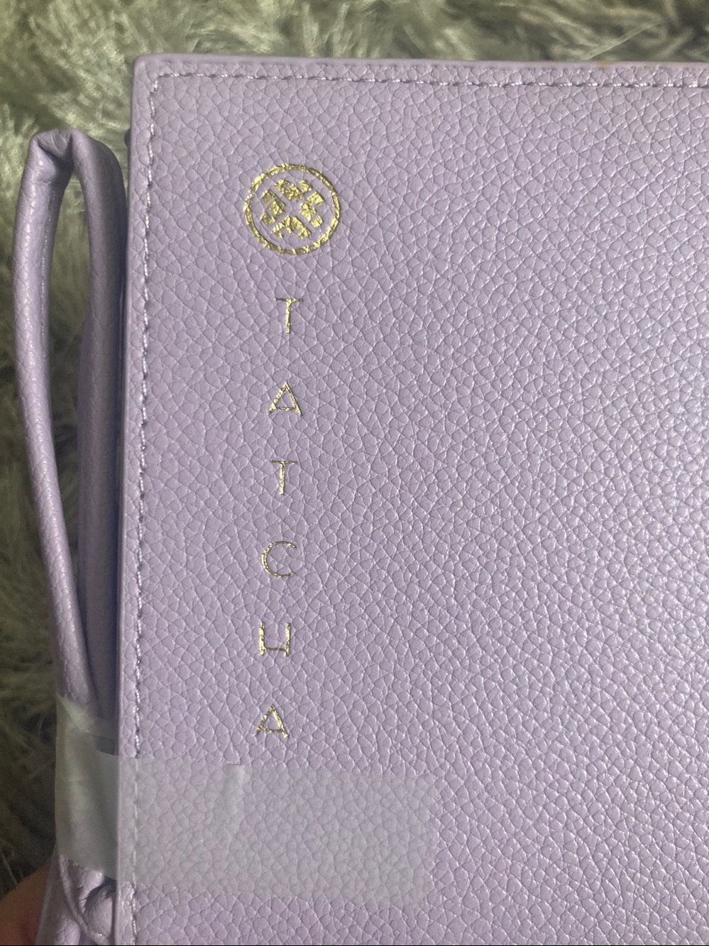 Tatcha Lavender Leather Brush Makeup Case NWOT - Picture 2 of 8